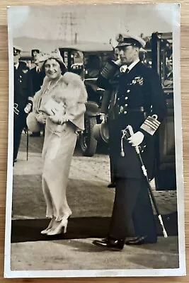 Old Postcard H M George VI & H M Queen Elizabeth Occasion & Date Unknown RPPC • £1.20