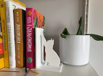 Cat Silhouette Bookend • $16.19