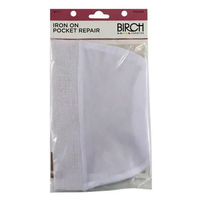£6.77 • Buy Iron On Pocket Repair Kit For Clothes, Pants, Jeans, Trousers NEW