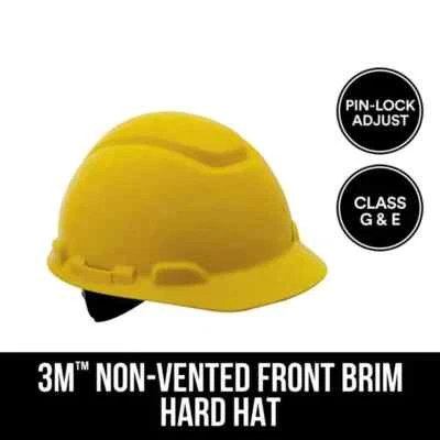 $19.95 • Buy 3M Full Brim Hard Hats Construction OSHA Safety Helmet SAFETY 6 Point