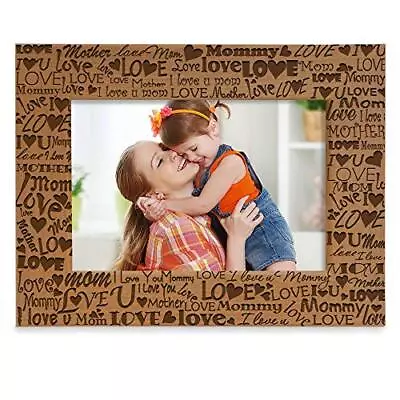 I Love You Mom Mother Mommy Picture Frame Mommy & Me Gifts New Mom New Baby M... • $33.42