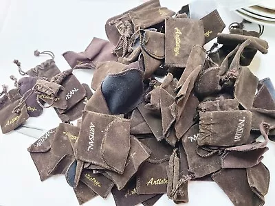 69 Vintage Brown Velvet Drawstring Bags And Pouches Artisan And Artistry • $9.88