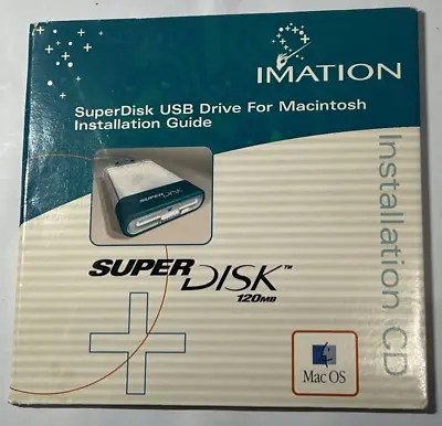 Imation SuperDisk Usb Drive For Mac Installation CD • $14.99
