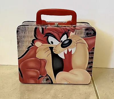 RARE Vintage 90’s Looney Tunes Tasmanian Devil - Lunchbox  Tin 1999 - Playworks • $29