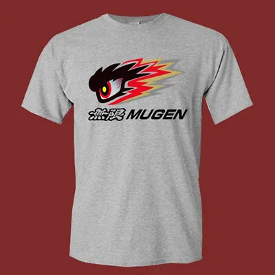 Mugen Power Racing Tuner Logo Men's Grey T-Shirt Size S-5XL • $20.99