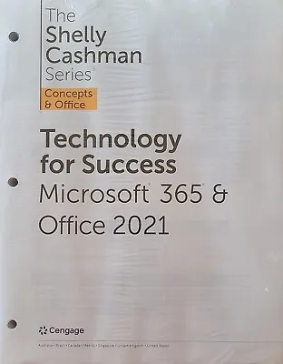 $32.99 • Buy Technology For Success + The Shelly Cashman Series Microsoft 365 & Office 202...