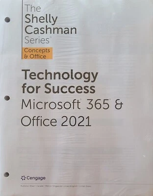 $32.99 • Buy Technology For Success + The Shelly Cashman Series Microsoft 365 & Office 202...