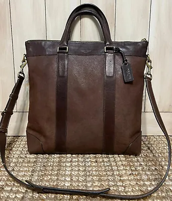$100 • Buy Coach Crosby Razor Leather Commuter Bag Tote (70477)