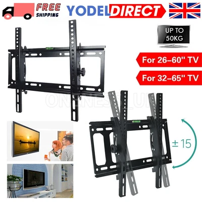 £17.99 • Buy LCD LED Plasma TV Wall Bracket Vesa Mount Tilting 26 32 34 40 42 50 55 60  Inch