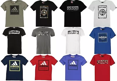 £10.99 • Buy NEW- Adidas Junior Boys Short Sleeve Camo Ton Box T Shirt Top Size Age 7-13