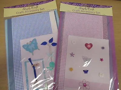 2 Packs Of Craft / Card Making Accessories - Toppers Patterned & Glittery Paper • £3.25