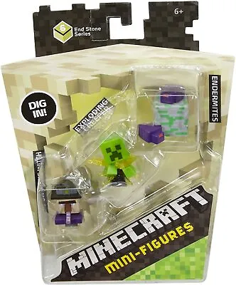 Minecraft Mini Figure (3 Pack) - Potion Witch Exploding Creeper Endermites • $16.99