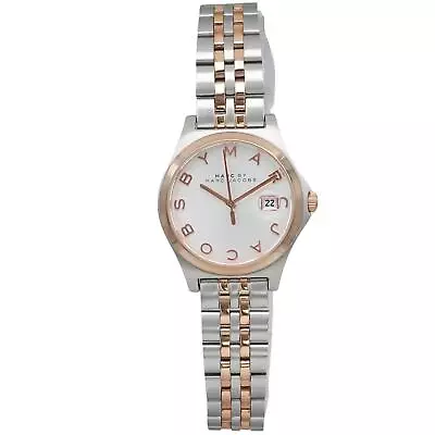 Marc By Marc Jacobs The Slim Silver Dial Two-Tone Ladies Watch MBM3353 • $99