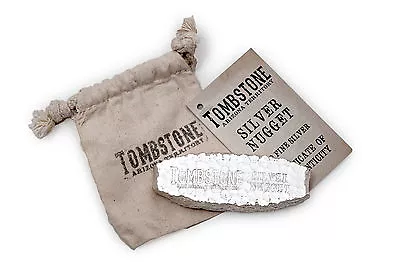 10 Oz Tombstone Silver Nugget Bullion Bar .999 Fine Silver #A343 • $322.52