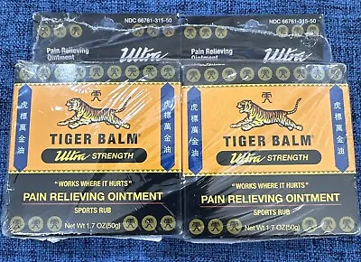 2x Tiger Balm Ultra Strength Pain Relieving Ointment BIG 50gm Tin  ( 2 PACK ) ^ • $20