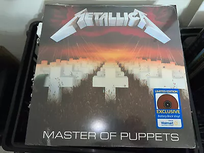 Metallica “master Of Puppets” Battery Red Lp/vinyl New Sealed.megadeth/exodus. • $23