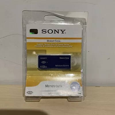 NEW Sony Memory Stick Magic Gate 128MB MSH-128 Camera Memory Card • $44.99