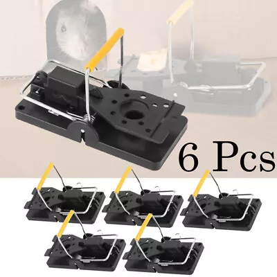 6 Packs Mouse Traps Heavy Duty Rat Mice Killer Snap Trap Power Rodent Catcher • $9.33