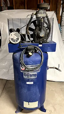 $950 • Buy Campbell Hausfeld XP58 80 Gallon Compressor New Motor Fully Serviced Works Great
