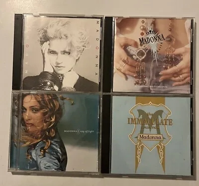 Madonna CD LOT (4) - Music Immaculate Collection Ray Of Light & Like A Prayer • $9.87