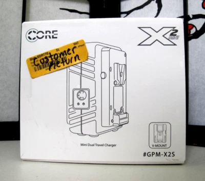 $239.95 • Buy Core SWX GPM-X2S Mini Dual Travel Battery Charger V-Mount