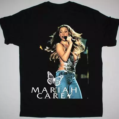 NEW Collection Mariah Carey Singer Cotton All Size Black Unisex T-Shirt • $18.39