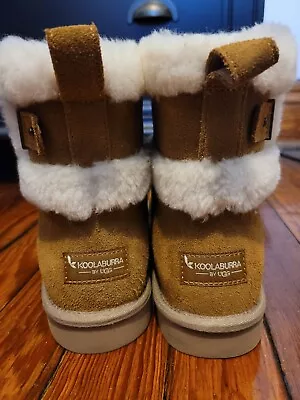 Koolaburra By UGG Women Mini Cozy Fashion Booties  Chestnut Size 8 US • $8