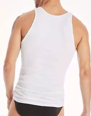 Hanes Men's TAGLESS ComfortSoft White A-Shirt 6-Pack Shirts Tank FreshIQ Value • $19.25