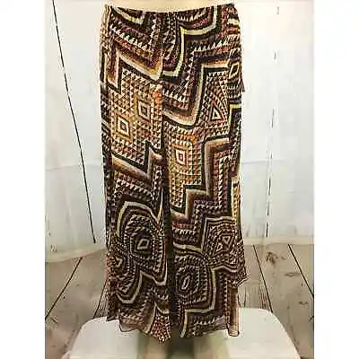 Ruby Rd. Woman’s “Tribe Vibe” Maxi Bohemian Skirt Sz. 14 New With Tags • $17.99