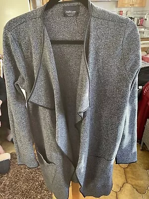 Zara Womens Knit Long Jacket Size XL • $40