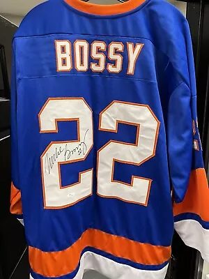 Mike Bossy NY Islanders Replica Signed Jersey JSA COA AUTO AUTHENTICATED • $749.98