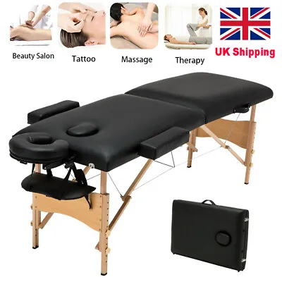 £80.10 • Buy Mobile Massage Table Beauty Salon Treatment Tattoo Couch Bed Folding Lightweight