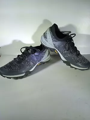 Merrell Antora QForm2 Vibram Women's Size 8 Black With Gray Hiking Shoes J53102 • $39.99