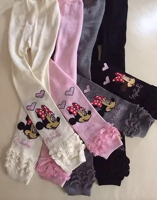 NEW  Kids Toddler Girls Minnie Mouse Infant Cotton Knit Legging Size 2.3.4.5 • £5.16