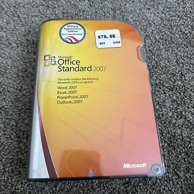 Microsoft Office 2007 Standard -  Military Appreciation Edition + Product Key • $14.24