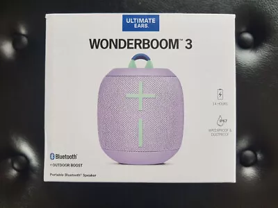 Ultimate Ears WONDERBOOM 3 Bluetooth Speaker - Digital Lavender • $140