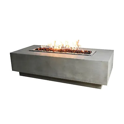 Elementi Granville 60 In Concrete 45000 BTU Natural Gas Fire Pit (Damaged) • $677.38