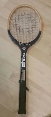 Vintage Spalding Wood Tennis Racquet NET KING 4 1/2  • $18.99