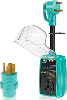 $24.99 • Buy RV Surge Protector 30 Amp With RV Adapter Plug, UL Certified Power Defender