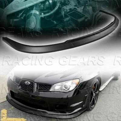 CS2 STYLE JDM FRONT BUMPER SPLITTER SPOILER LIP FIT 06-07 SUBARU IMPREZA WRX STi • $59.95