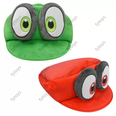 Super Mario Odyssey Plush Toy Hats Mario Luigi Cappy Hat Adult Cosplay Caps Gift • $11.19