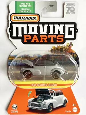 Matchbox Moving Parts 1956 Morris Minor British Metal Diecast Car Model Toy 1/64 • $11.99