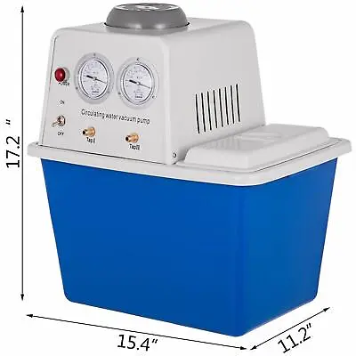 15L Circulating Water Vacuum Pump Water Jet Aspirator Lab Chemistry Equipment • $211.65