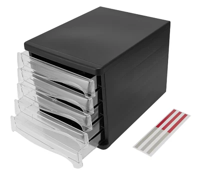 $23.26 • Buy Desktop 5 Tray File Organiser Desk Top Tray Storage Drawer Home Office A4 Paper