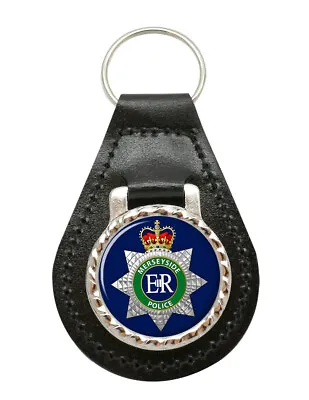 Merseyside Police Leather Key Fob • £7.99