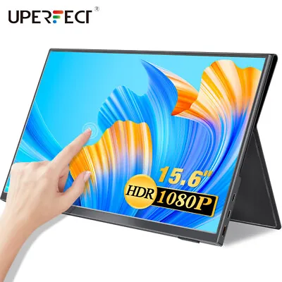 UPERFECT 15.6  1080P Touchscreen Portable Monitor Ultra-slim Frameless Display • $129.99