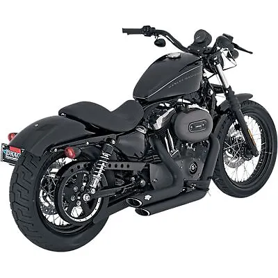 Vance And Hines Shortshots Staggered Exhaust - Black 47219 • $599.99