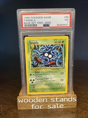$22.88 • Buy PSA 7 NM Tangela 66/102 4th Print Base Set Pokemon Trading Card