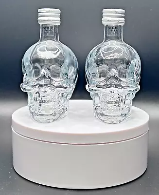 2 Crystal Head Vodka Skull Bottles (Empty) 50 Ml • $24.99