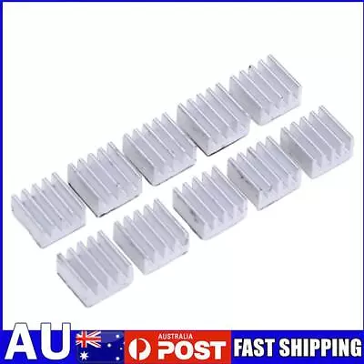 10PCS Chip Heatsink Cooler Aluminum Heat Sink A4988 For 3D Printer/Raspberry Pi • $13.10